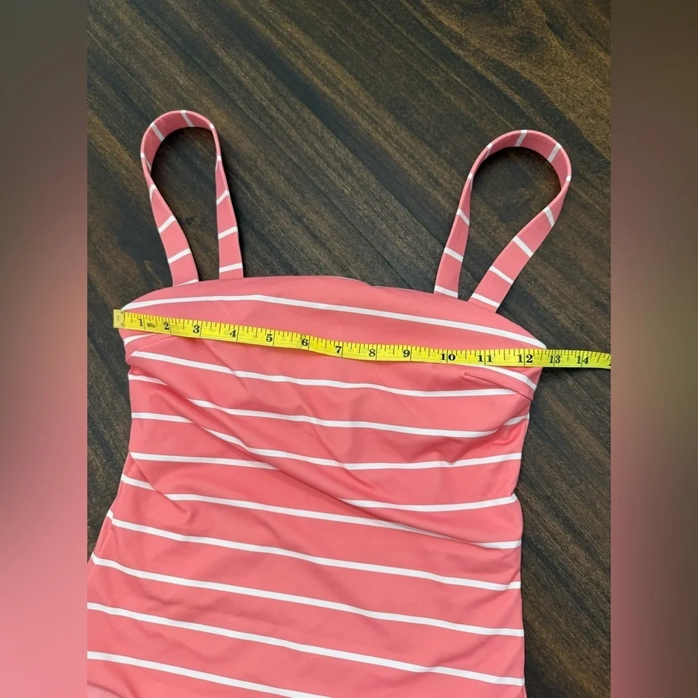 Vineyard Vines striped one piece bathing suit